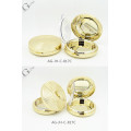 AG-JH-C-817C AGPM Packaging Custom Empty Cycloid Two-layer Shining Gold Pressed Powder Container For Cosmetics